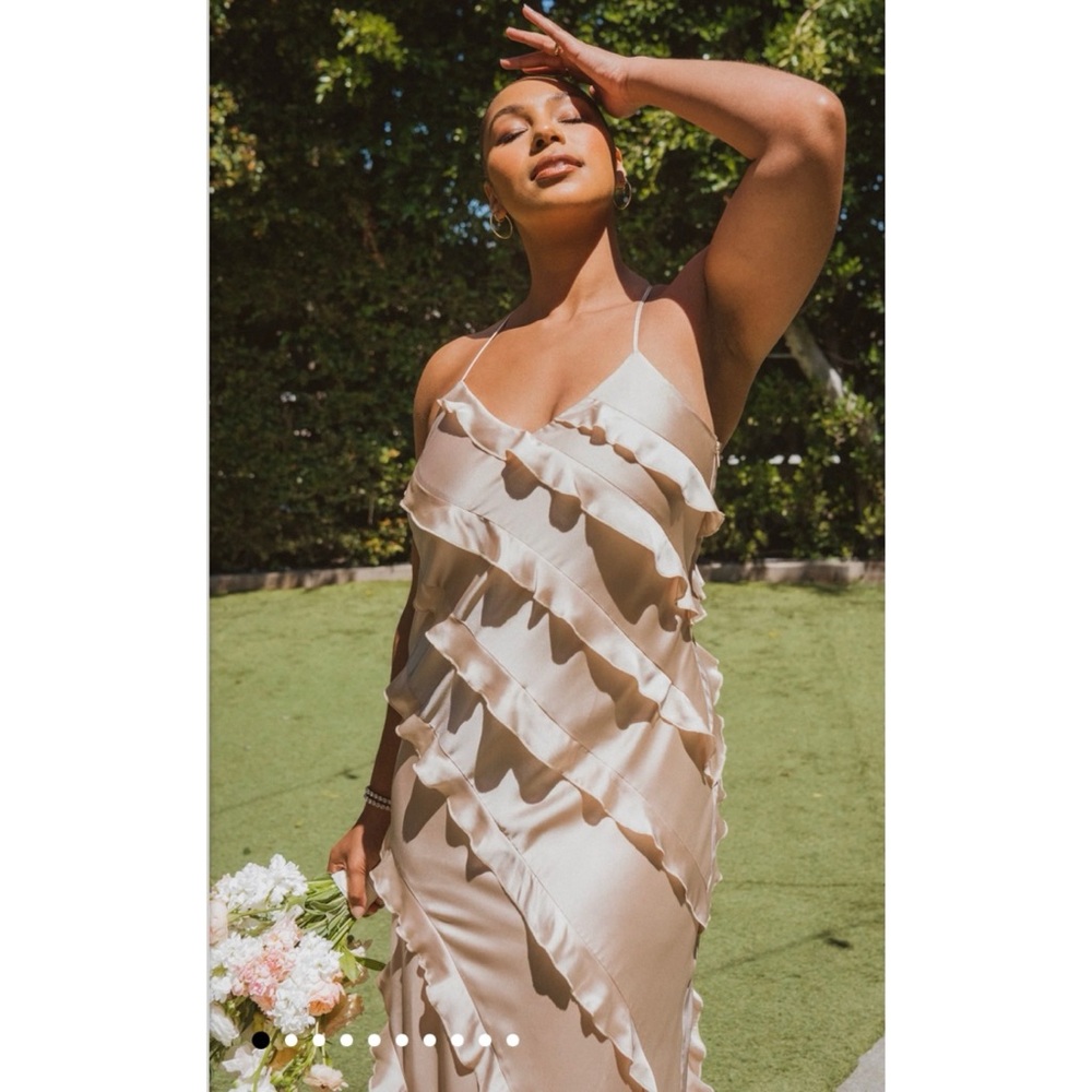 Show Me Your MUMU Romance Ruffle Dress